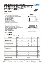 CGRM4004-G datasheet pdf Comchip Technology