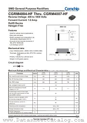 CGRM4004-HF datasheet pdf Comchip Technology
