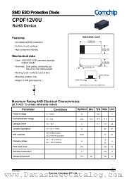 CPDF12V0U datasheet pdf Comchip Technology