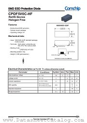 CPDF5V0C-HF datasheet pdf Comchip Technology