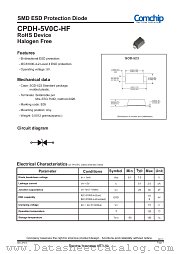 CPDH-5V0C-HF datasheet pdf Comchip Technology