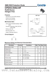 CPDH3-5V0U-HF datasheet pdf Comchip Technology