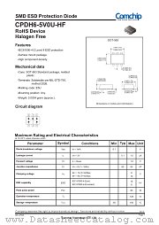CPDH6-5V0U-HF datasheet pdf Comchip Technology