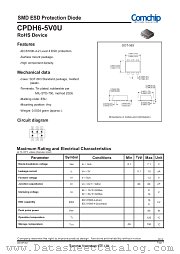 CPDH6-5V0U datasheet pdf Comchip Technology
