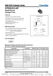CPDQ3V3-HF datasheet pdf Comchip Technology