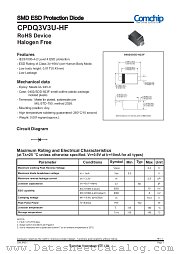 CPDQ3V3U-HF datasheet pdf Comchip Technology