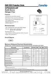 CPDQ5V0-HF datasheet pdf Comchip Technology