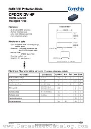 CPDQR12V-HF datasheet pdf Comchip Technology