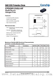 CPDQR12V0U-HF datasheet pdf Comchip Technology