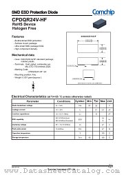 CPDQR24V-HF datasheet pdf Comchip Technology