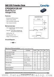 CPDQR3V3R-HF datasheet pdf Comchip Technology