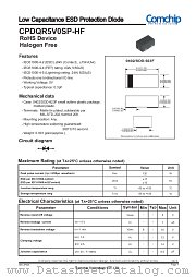 CPDQR5V0SP-HF datasheet pdf Comchip Technology
