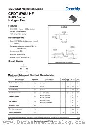 CPDT-5V0U-HF datasheet pdf Comchip Technology