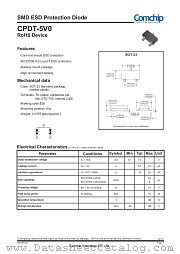 CPDT-5V0 datasheet pdf Comchip Technology