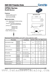 CPDU5V0 datasheet pdf Comchip Technology