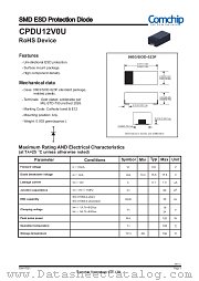 CPDU12V0U datasheet pdf Comchip Technology