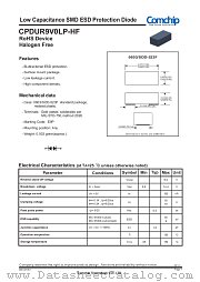 CPDUR9V0LP-HF datasheet pdf Comchip Technology