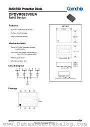CPDVR085V0UA datasheet pdf Comchip Technology