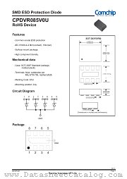 CPDVR085V0U datasheet pdf Comchip Technology