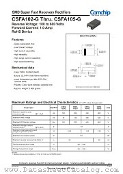CSFA104-G datasheet pdf Comchip Technology
