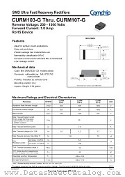 CURM104-G datasheet pdf Comchip Technology
