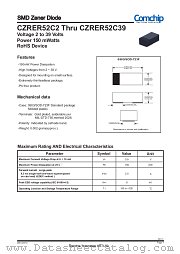CZRER52C5V1 datasheet pdf Comchip Technology