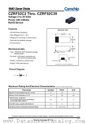 CZRF52C2V7 datasheet pdf Comchip Technology