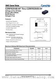 CZRFR3V0B-HF datasheet pdf Comchip Technology