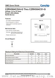 CZRH584C3V3-G datasheet pdf Comchip Technology