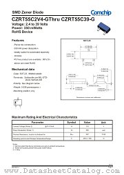 CZRT55C10-G datasheet pdf Comchip Technology