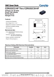 CZRU52C33-HF datasheet pdf Comchip Technology