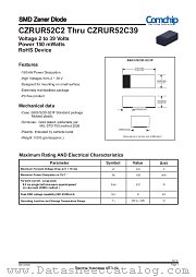 CZRUR52C30 datasheet pdf Comchip Technology
