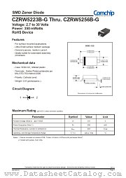 CZRW5244B-G datasheet pdf Comchip Technology