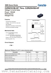 CZRZ6V8B-HF datasheet pdf Comchip Technology