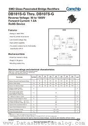 DB105S-G datasheet pdf Comchip Technology
