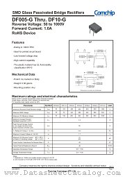 DF01-G datasheet pdf Comchip Technology