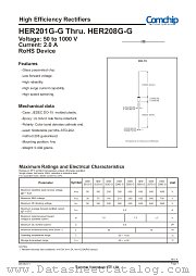 HER203G-G datasheet pdf Comchip Technology