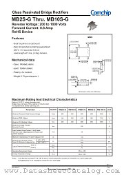 MB4S-G datasheet pdf Comchip Technology