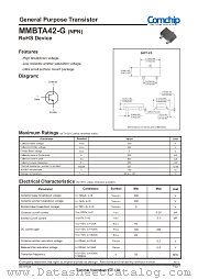 MMBTA42-G datasheet pdf Comchip Technology