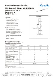 MUR460-G datasheet pdf Comchip Technology