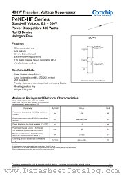 P4KE440A-HF datasheet pdf Comchip Technology