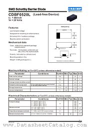 CDBF0520L datasheet pdf Comchip Technology
