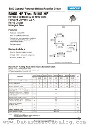 B4S-HF datasheet pdf Comchip Technology