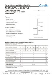 RL206-G datasheet pdf Comchip Technology