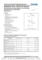 SA200A-G datasheet pdf Comchip Technology