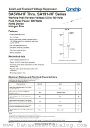 SA191CA-HF datasheet pdf Comchip Technology