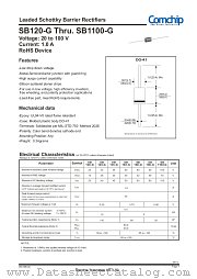 SB120-G datasheet pdf Comchip Technology