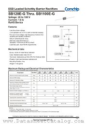 SB120E-G datasheet pdf Comchip Technology