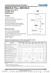 SB520-G datasheet pdf Comchip Technology