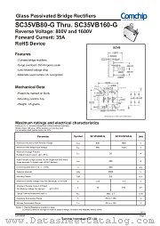 SC35VB160-G datasheet pdf Comchip Technology